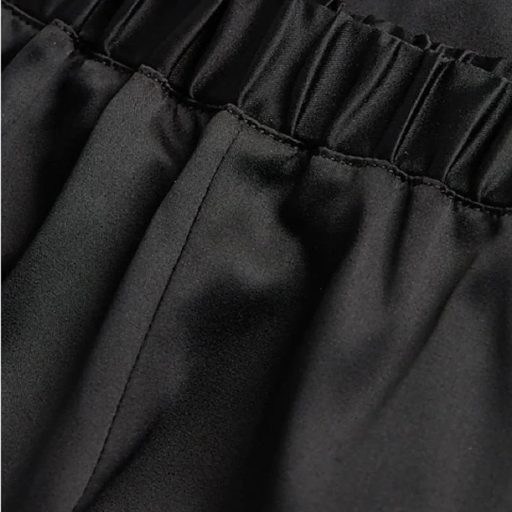 Express Satin Ruffle Sleep Shorts - Picture 5 of 6
